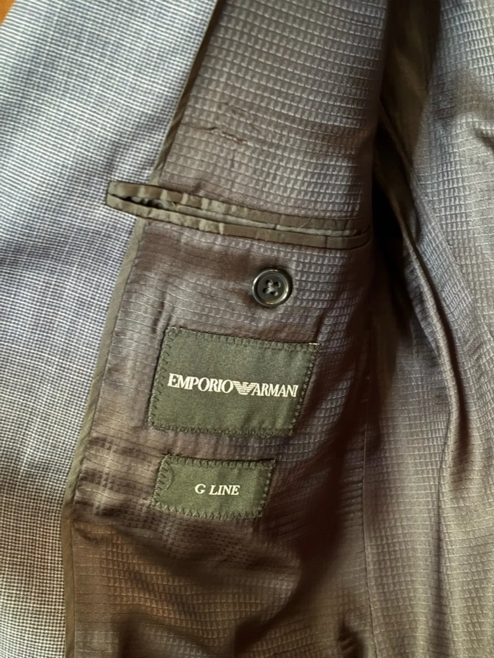 EMPORIO ARMANI Men's Classic Blue Two-Piece Suit Jacket & Trouser SUIT SZ 50